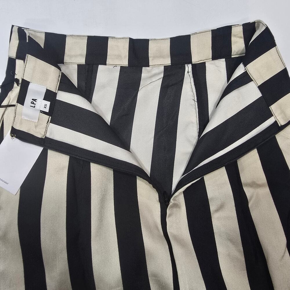 LPA Hi Low Ruffle Skirt in Black & White XS - Picture 10 of 12